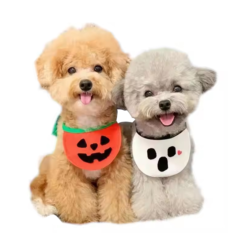 Bib Double Layer imprimé des vêtements pour animaux de compagnie