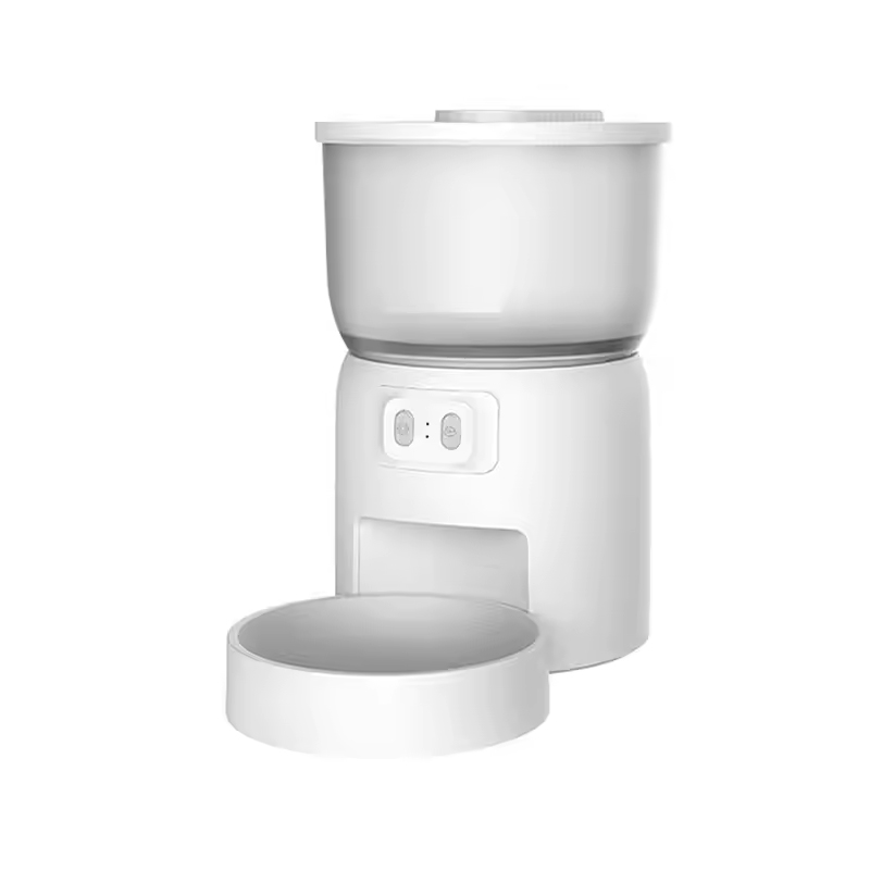 Machine d'alimentation pour animaux de compagnie intelligente alimentée par batterie