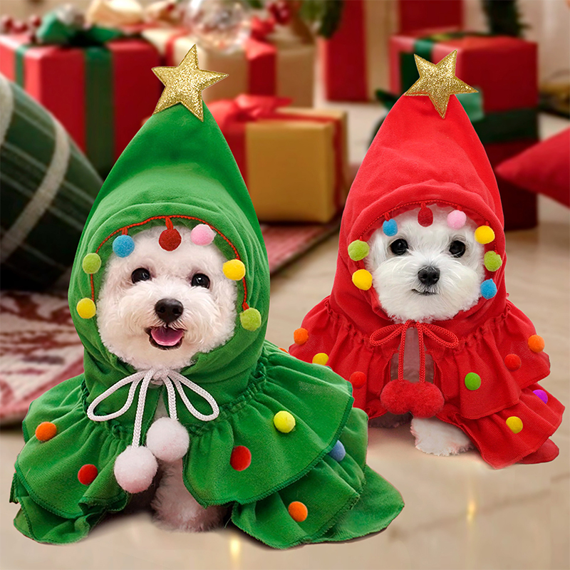 Christmas Tree Dog Outfit